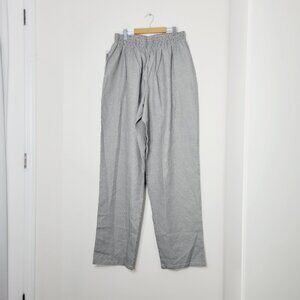 Mobb Women's Black White Plaid Checkered Elastic Weight High Rise Pant S,M,3XL